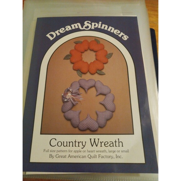 1984 Dream Spinners by Great American Quilt Factory, Inc. "Country Wreath" - Picture 1 of 2